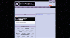 Desktop Screenshot of musicpopstars.com
