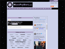 Tablet Screenshot of musicpopstars.com